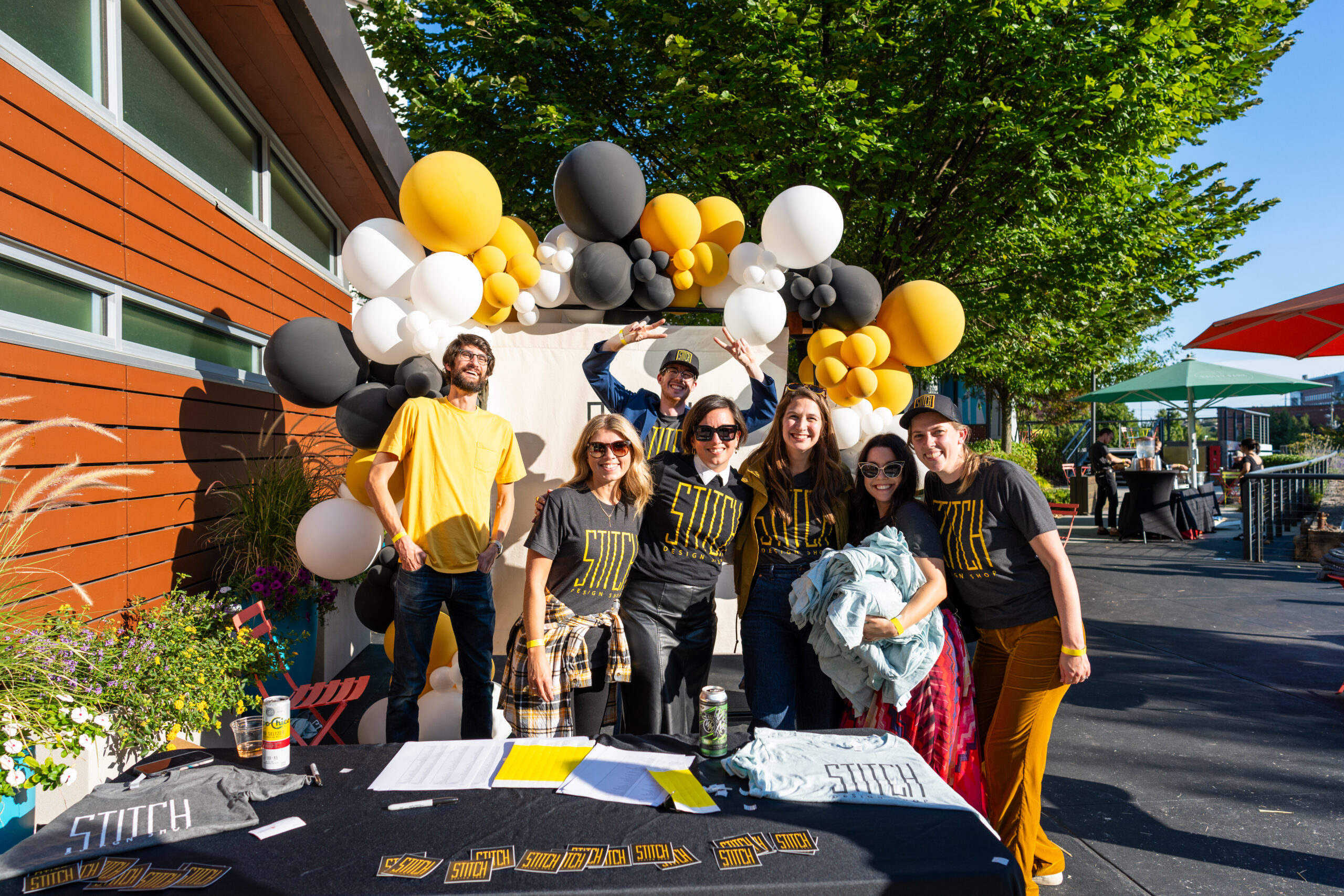 STITCH employees on a group outing