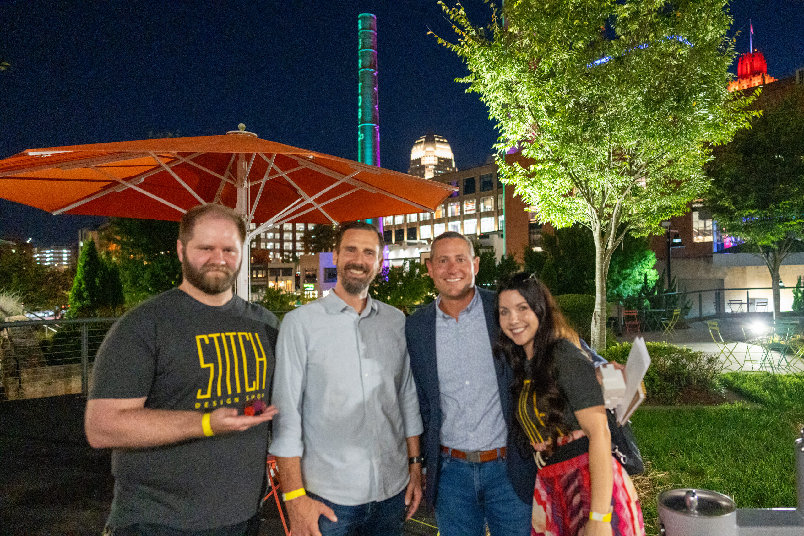 STITCH employees on a group outing