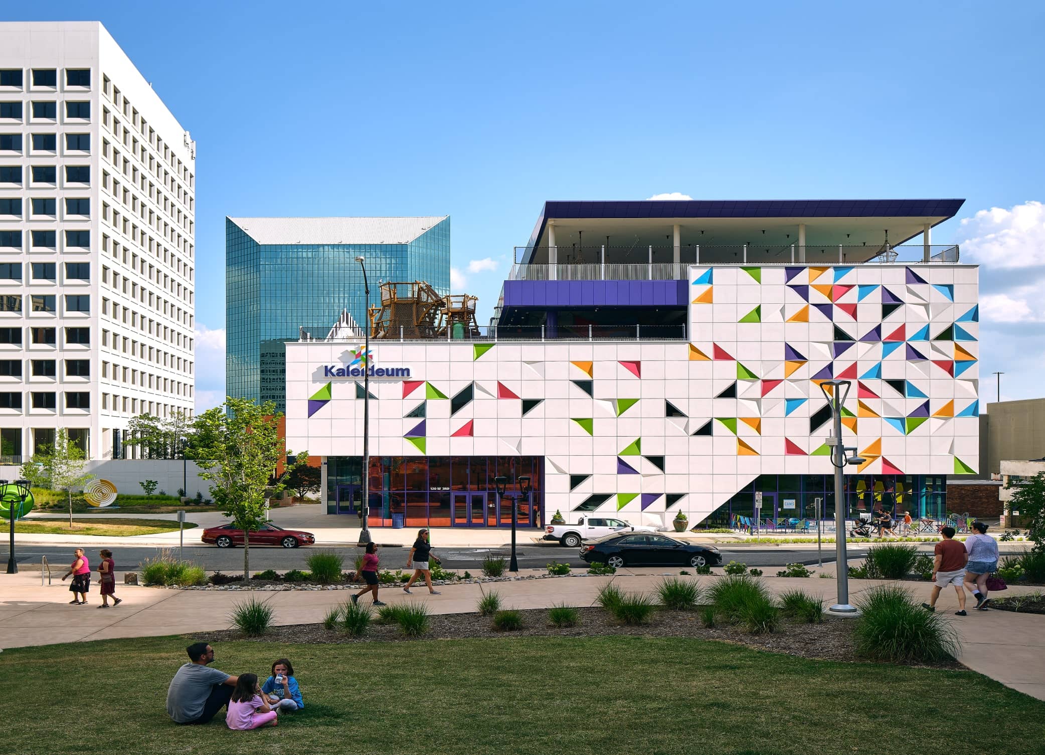 STITCH Design Shop Project Kaleideum Exterior