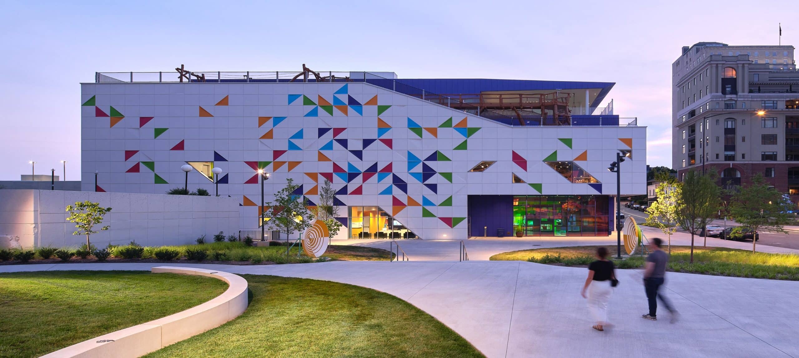 STITCH Design Shop Project Kaleideum Exterior