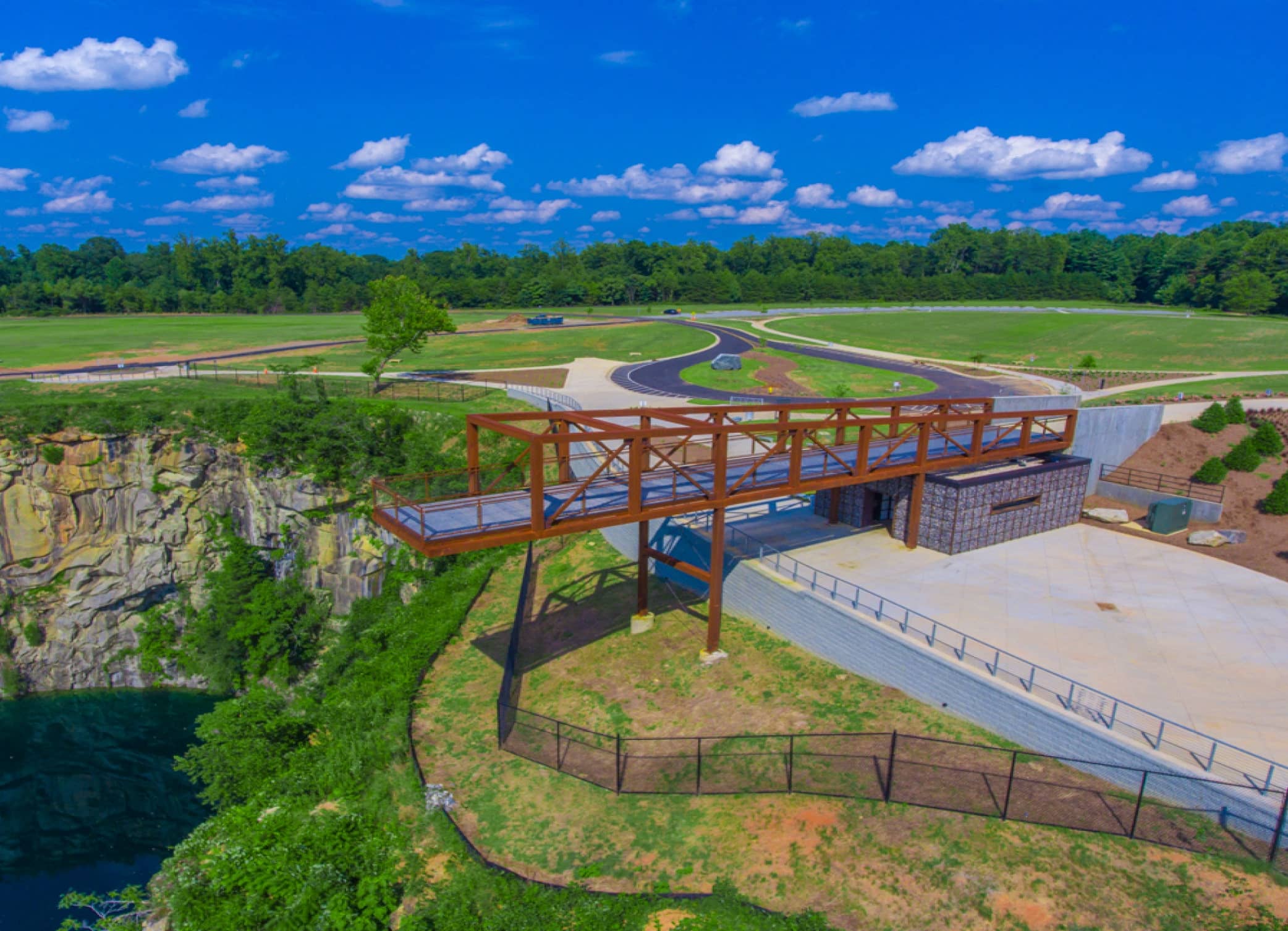 TITCH Design Shop Quarry Park Exterior Ariel View