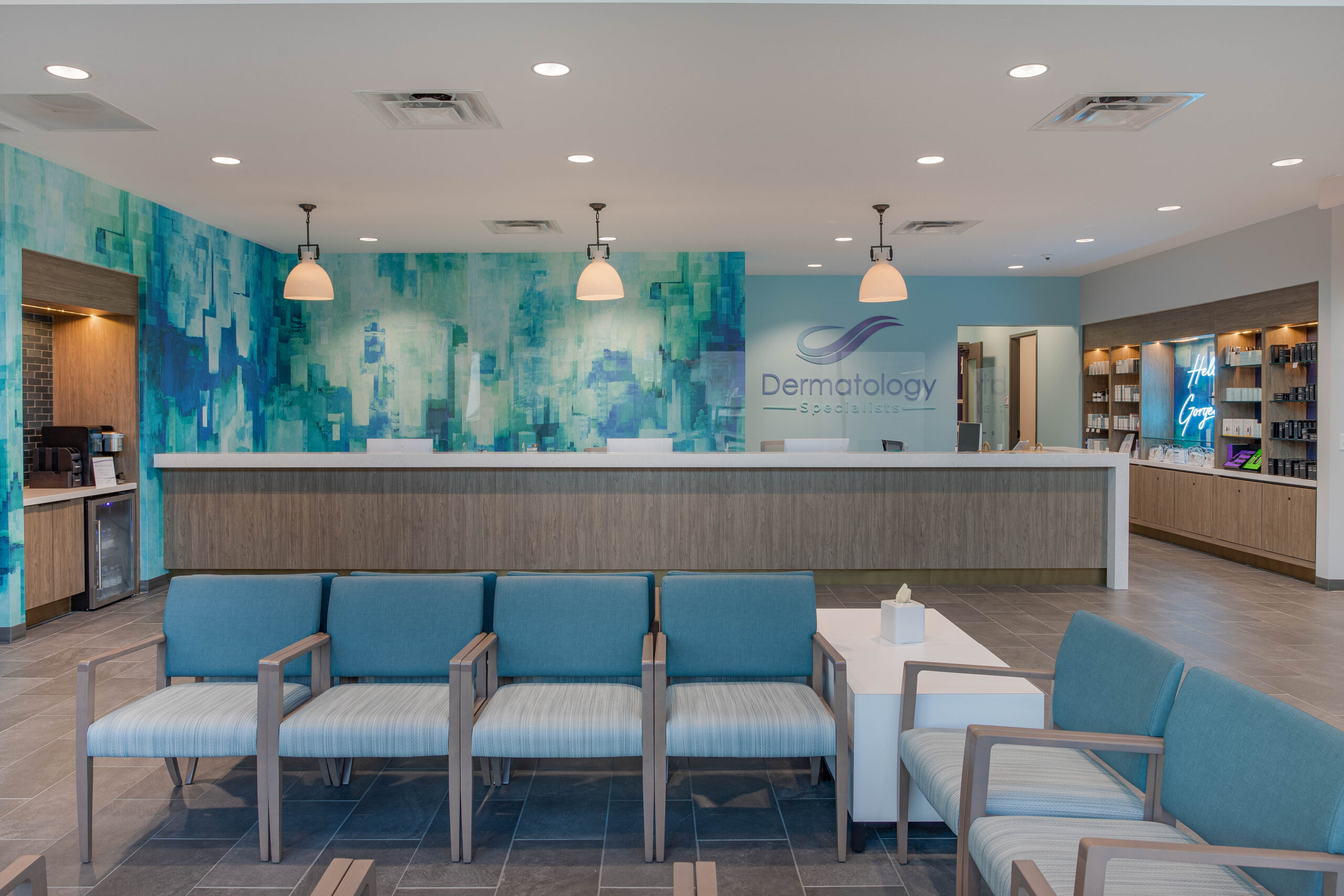 Dermatology Specialists of Greensboro Medical Office Interior