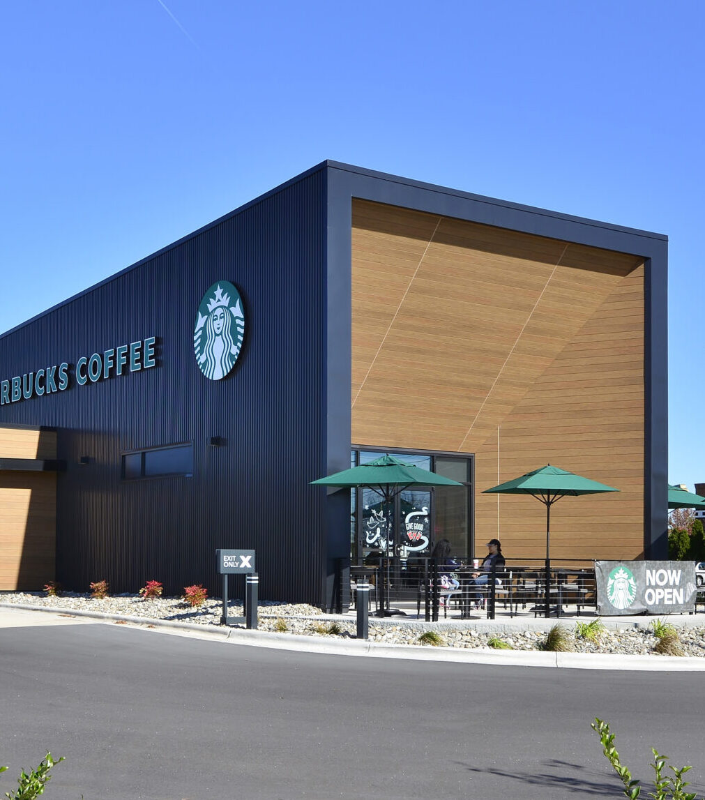 Starbucks Greensboro Wendover Exterior