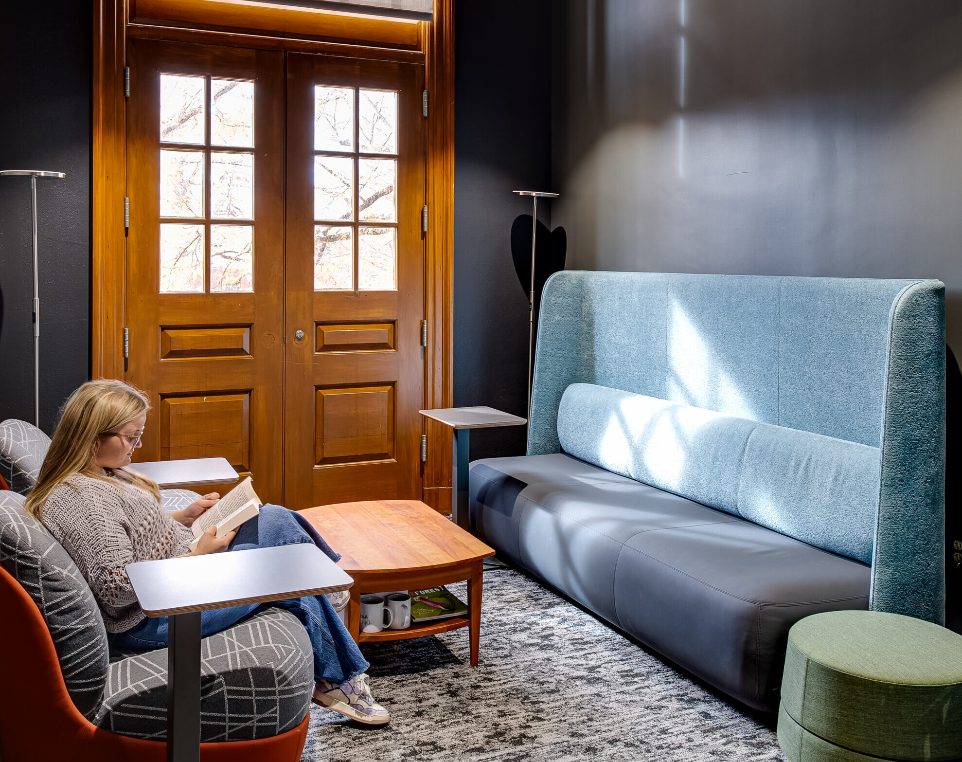 Study space at WFU Writing Center